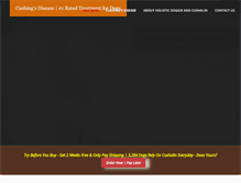 Tablet Screenshot of cushingsdisease-dogs.com